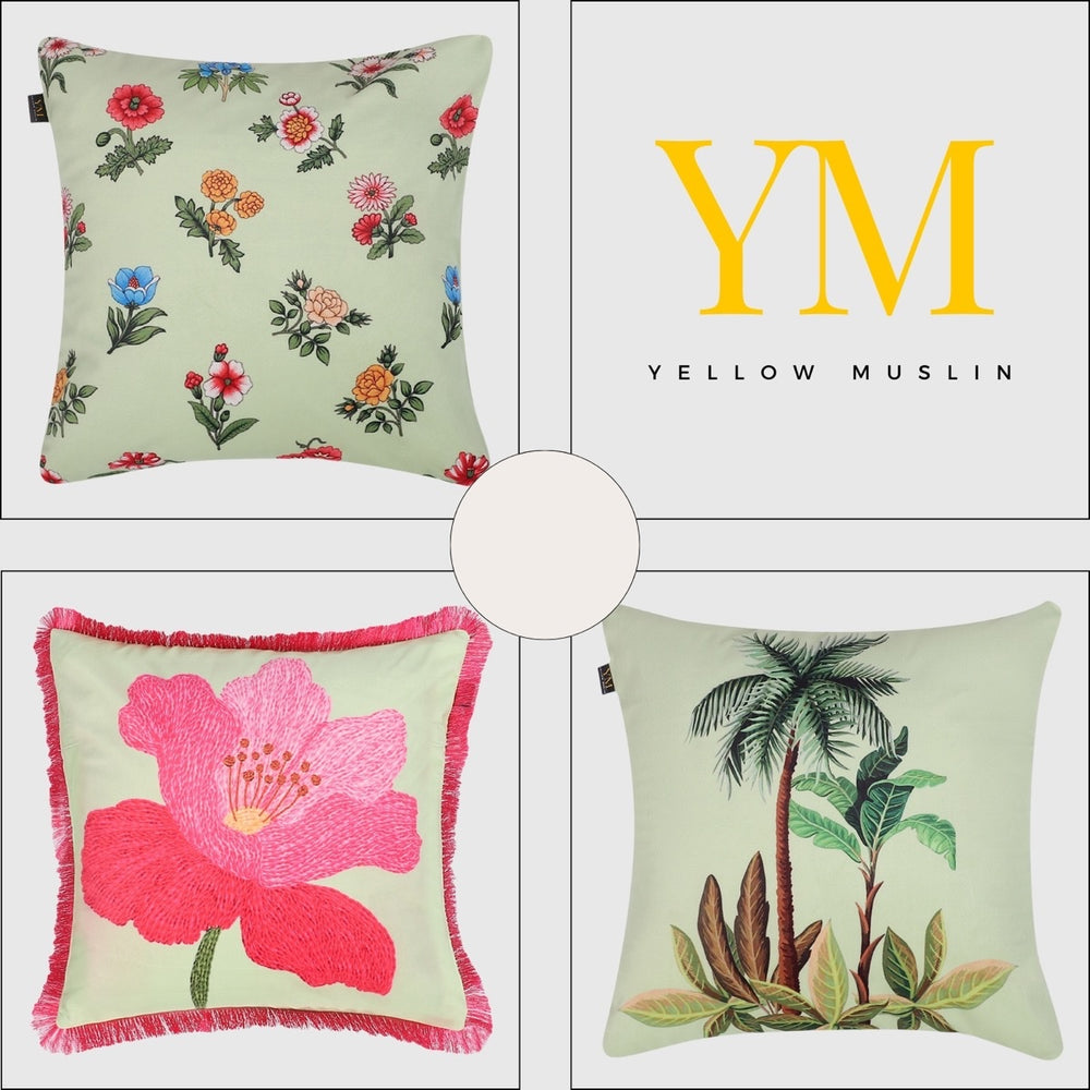 The Garden Bloom Edit – Cushion Collection – Set of 5