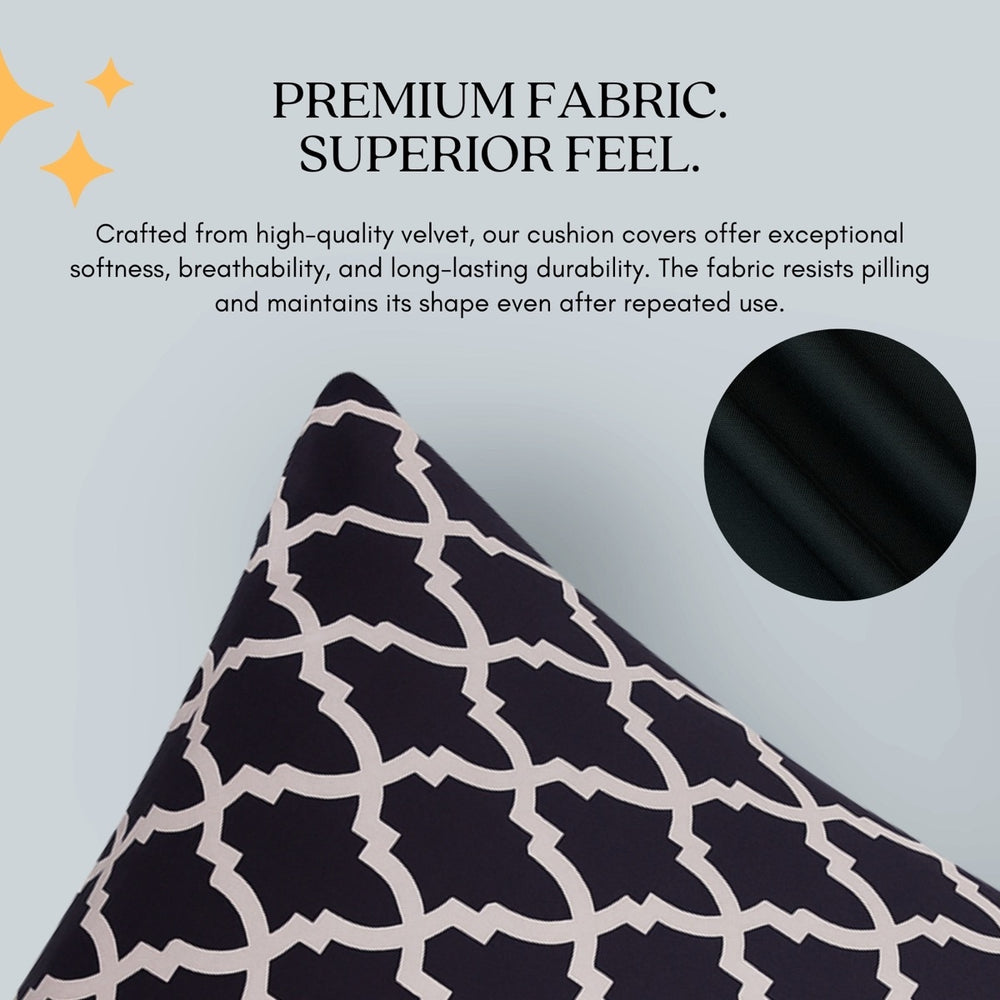 The Monochrome Edit – Designer Cushion Collection – Set of 5