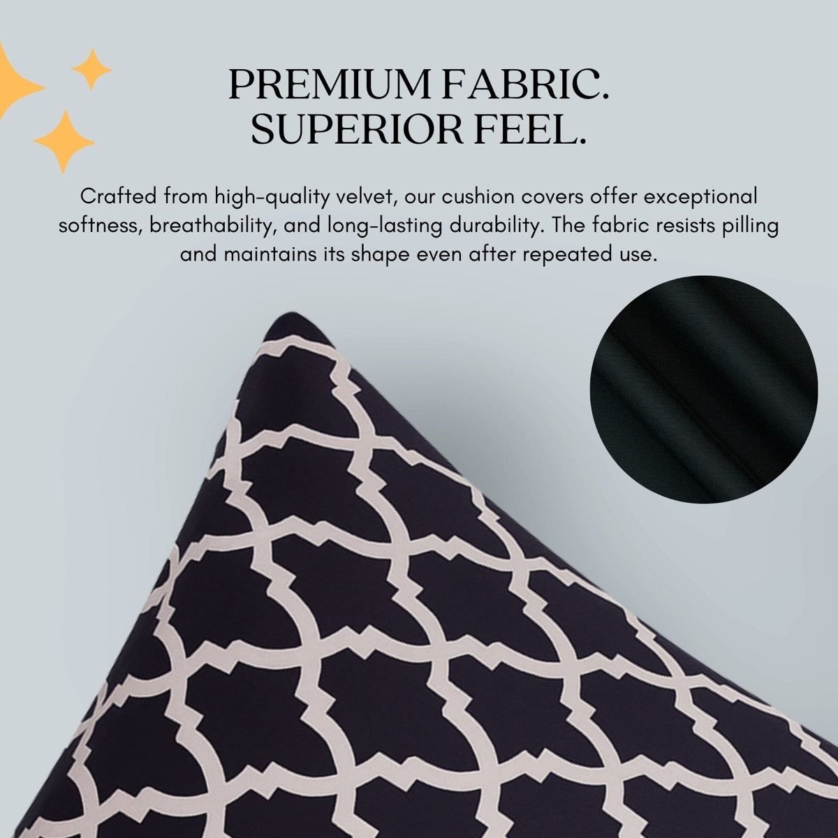 The Monochrome Edit – Designer Cushion Collection – Set of 5