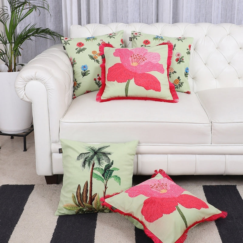 The Garden Bloom Edit – Cushion Collection – Set of 5