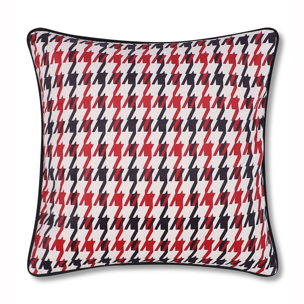 Hand Embroidered Poppy Velvet Cushion Covers – Set of 3