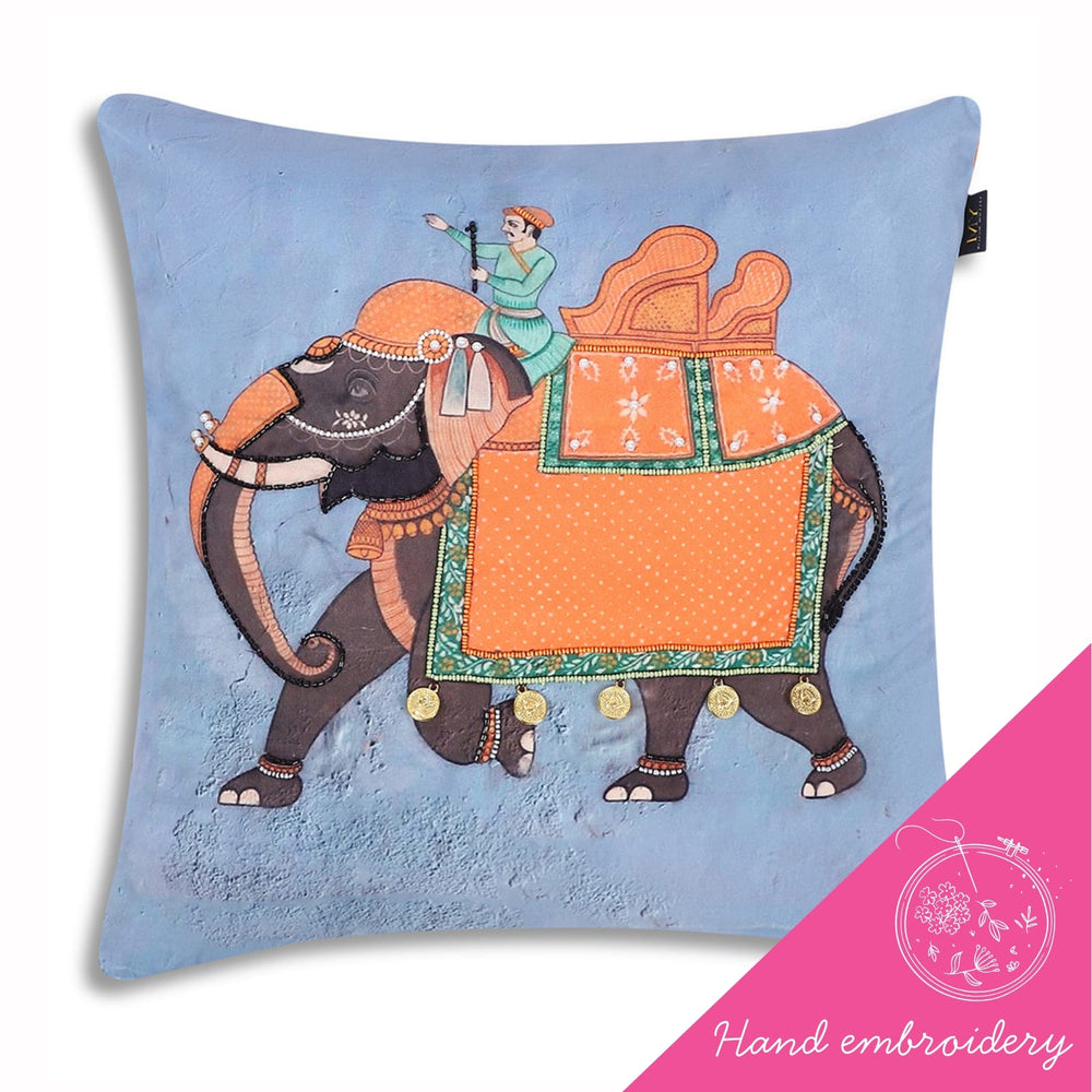 Royal Elephants – Designer Cushion Collection The Palace Edit – Set of 5