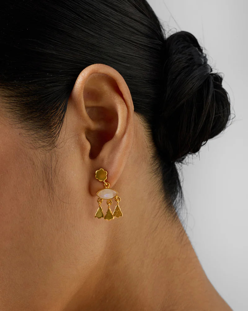 Jhalak Earrings- Grey
