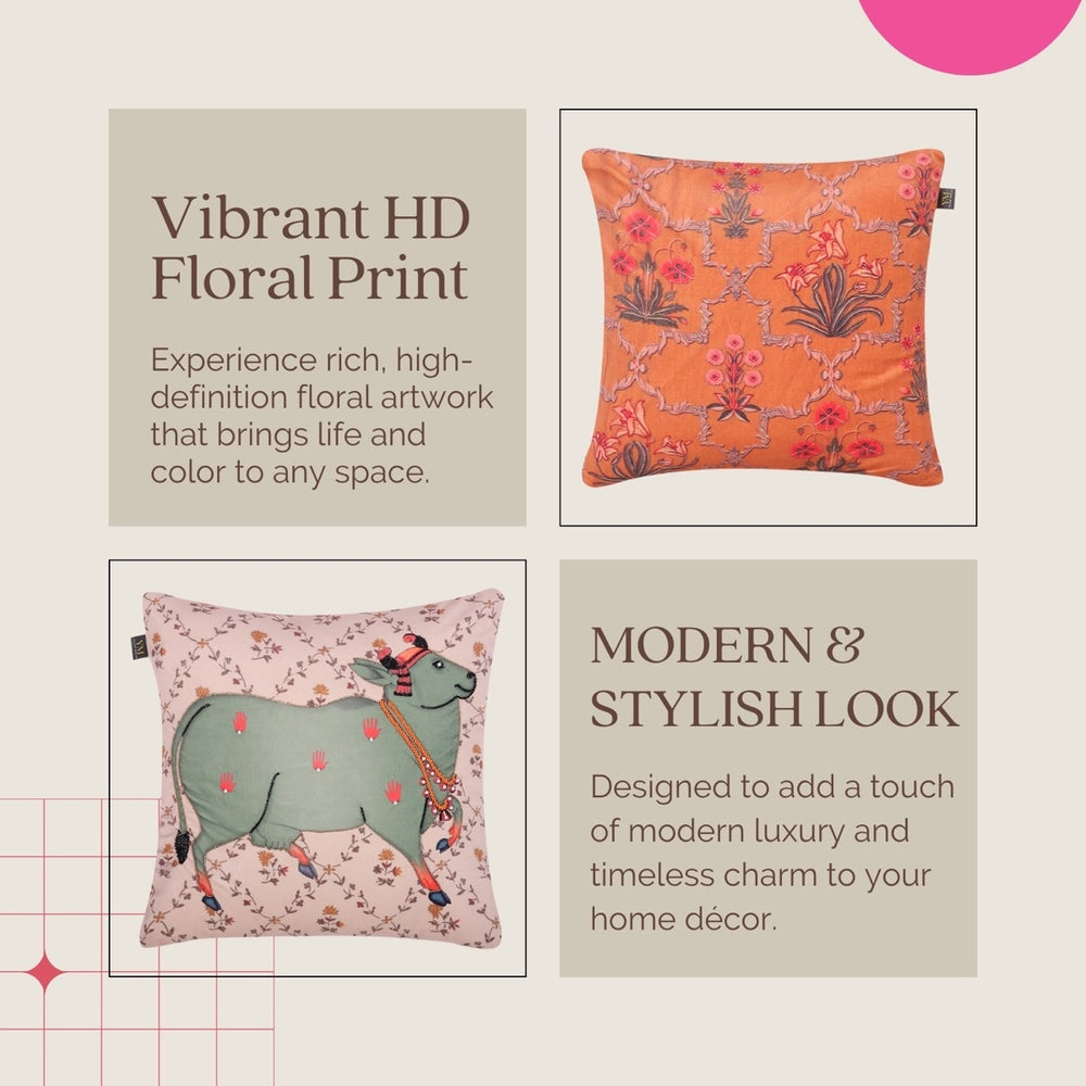 The Nandi Collection – Hand Embroidered Cushion Covers – Set of 5