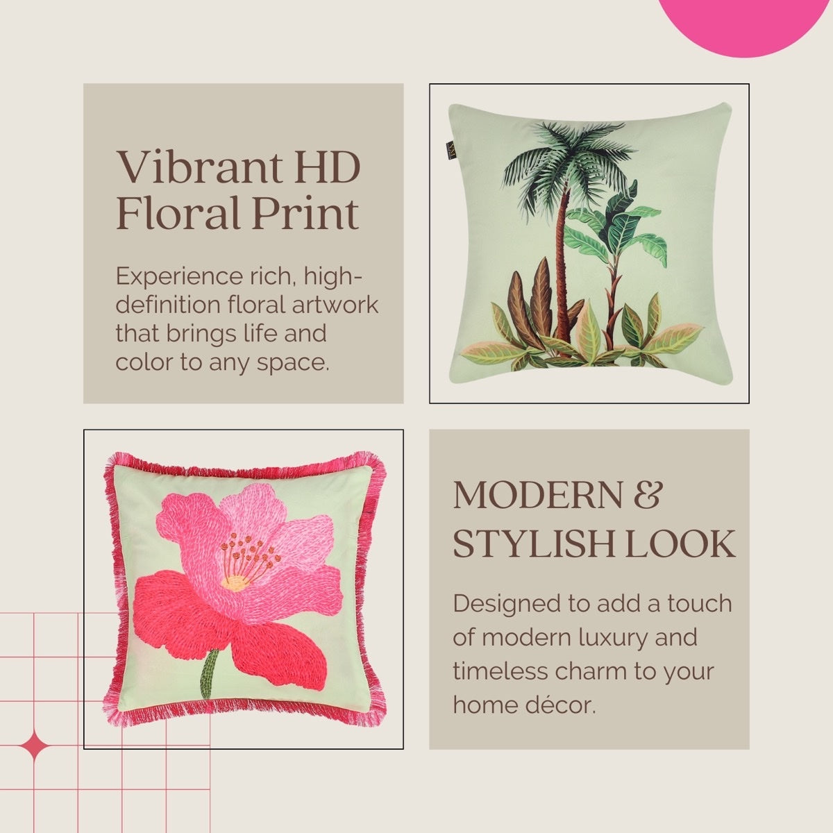 The Garden Bloom Edit – Cushion Collection – Set of 5
