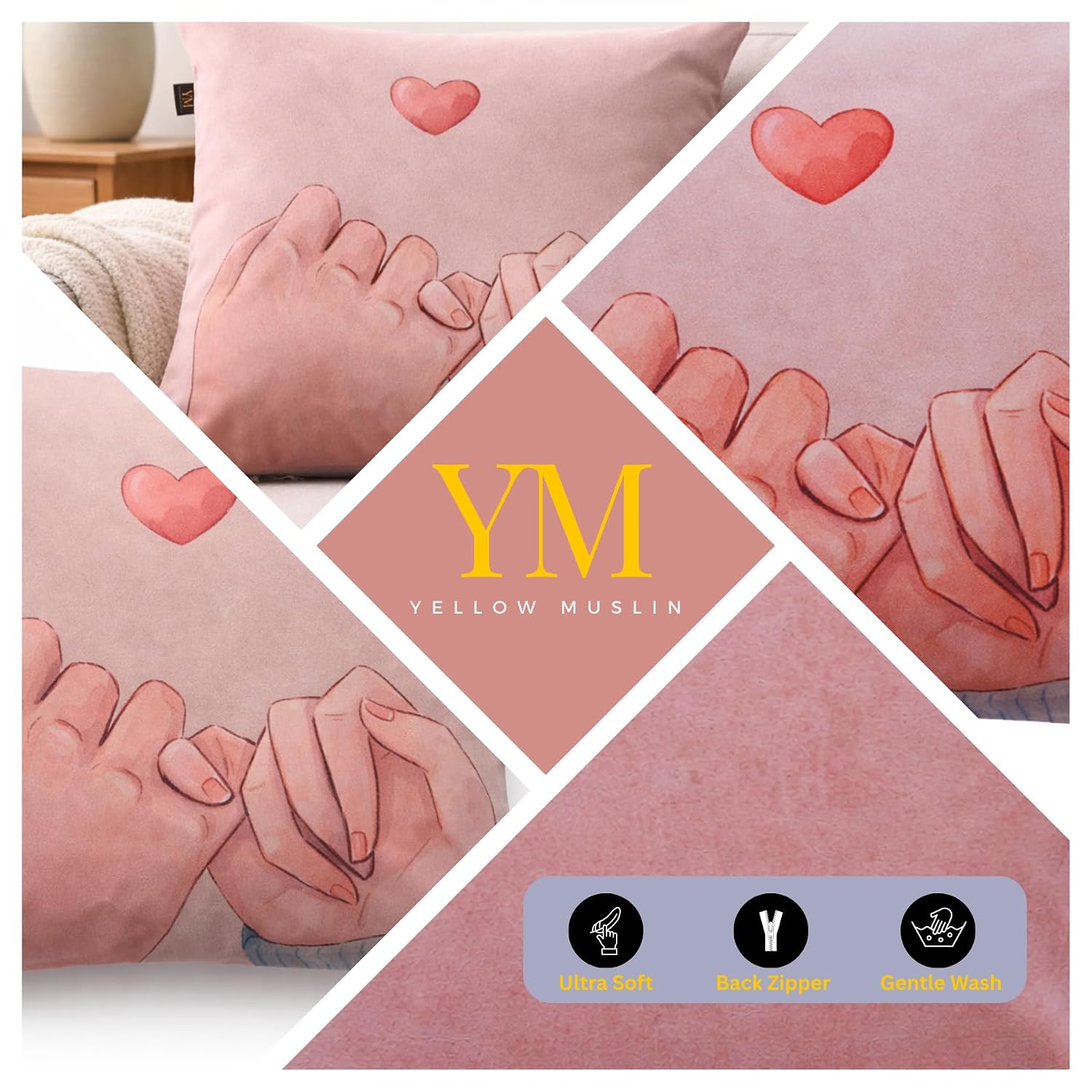 Love Couple Cushion Cover