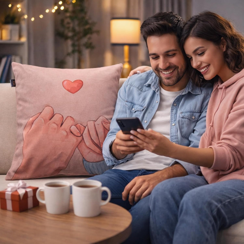 Love Couple Cushion Cover