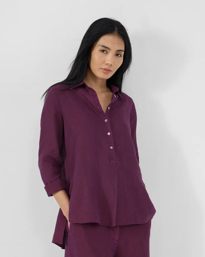 Mati Shirt - 100% Linen Regular Fit