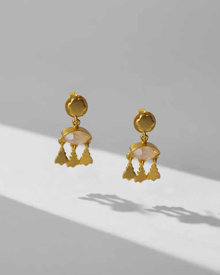 Jhalak Earrings- Grey