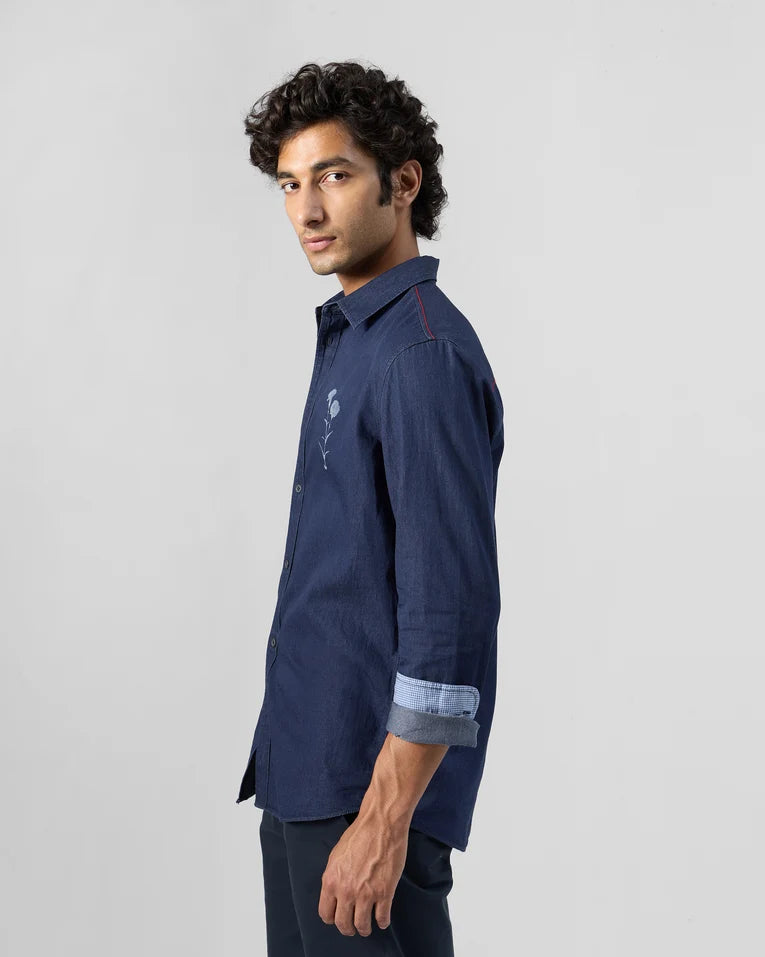 Classic Shirt - Cotton Denim Classic Fit