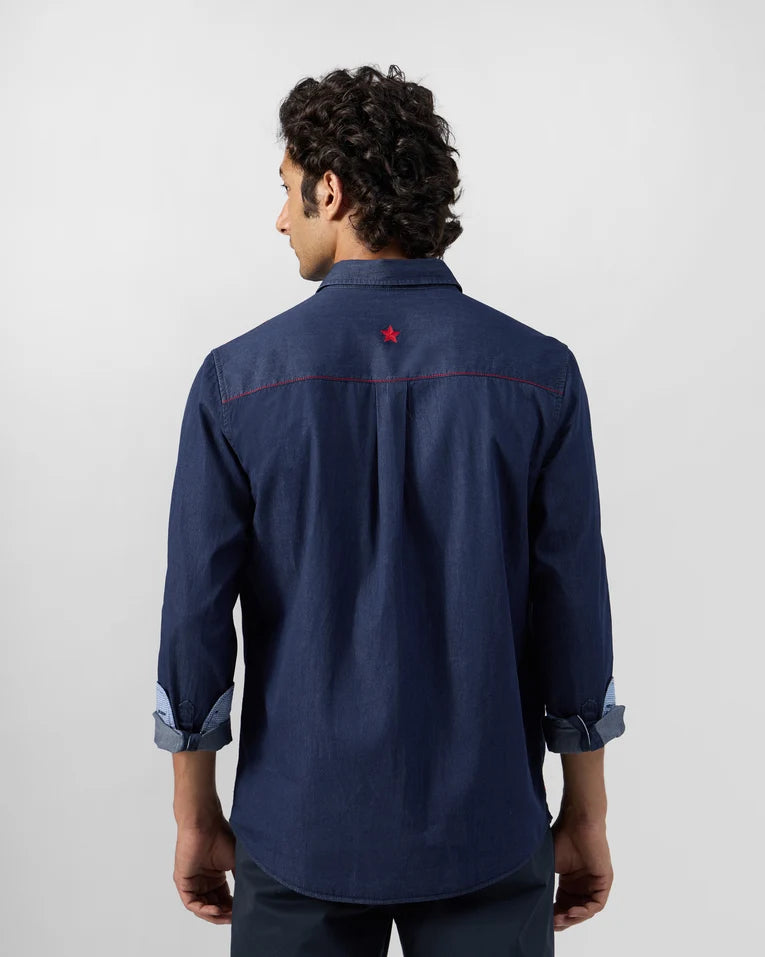 Classic Shirt - Cotton Denim Classic Fit