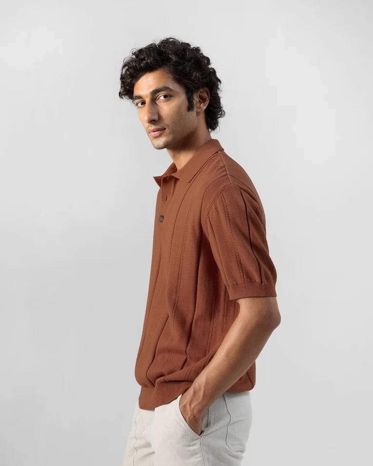 Abeer Polo T-Shirt - Cotton Knit Regular Fit