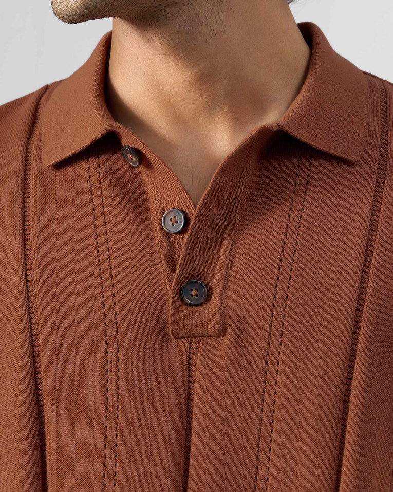 Abeer Polo T-Shirt - Cotton Knit Regular Fit