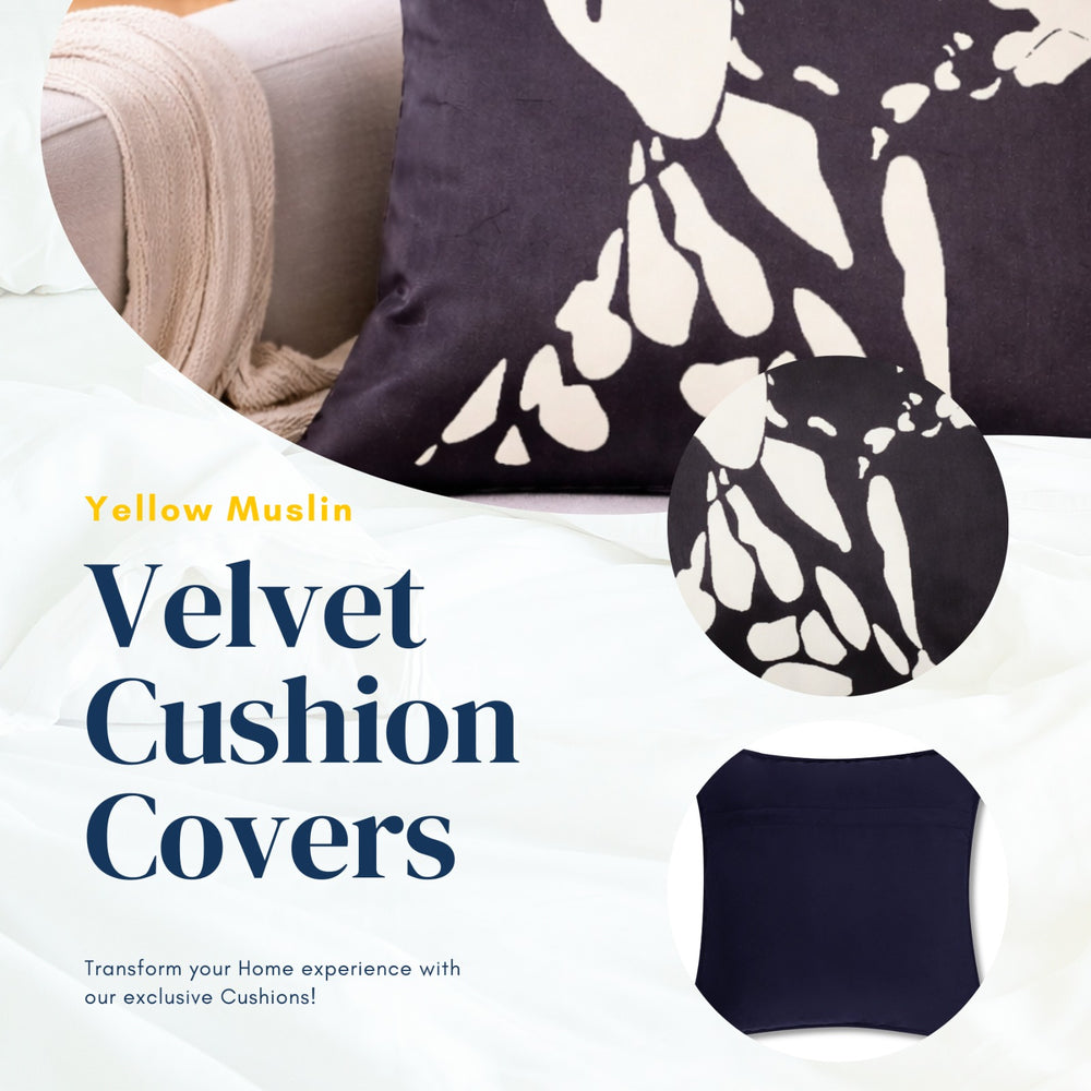 Black & White Dog Cushion Cover