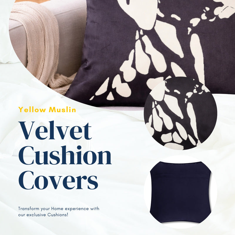 Black & White Dog Cushion Cover