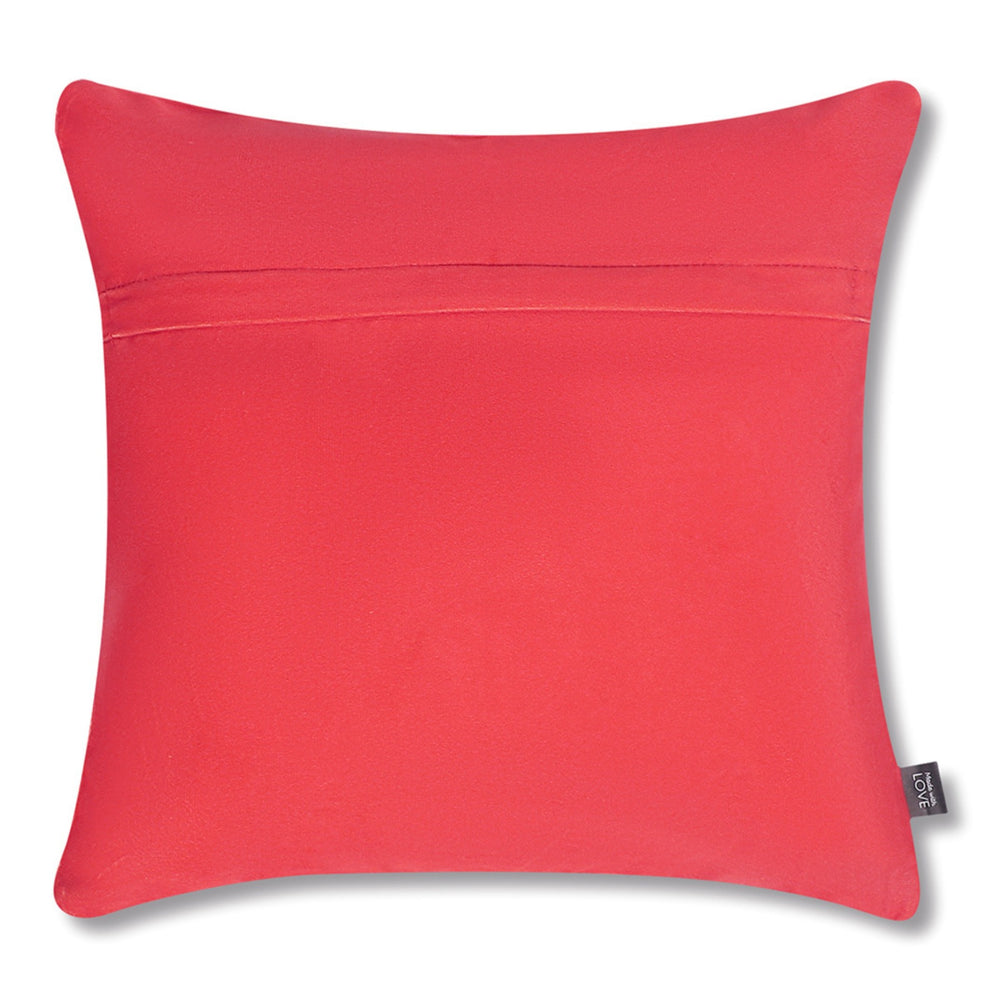 Hand Embroidered Twin Leopard Velvet Cushion Cover