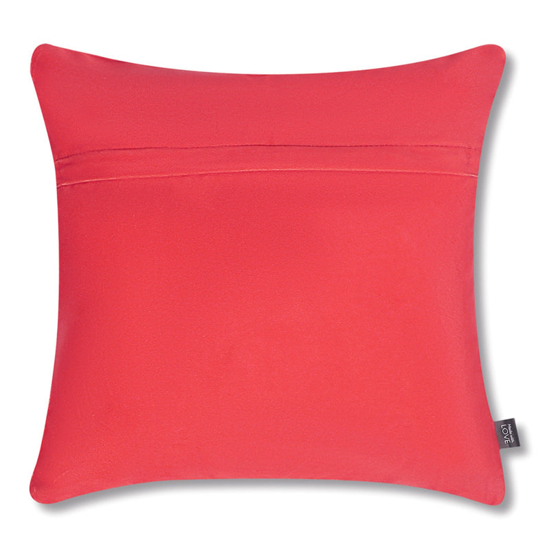 Hand Embroidered Twin Leopard Velvet Cushion Cover