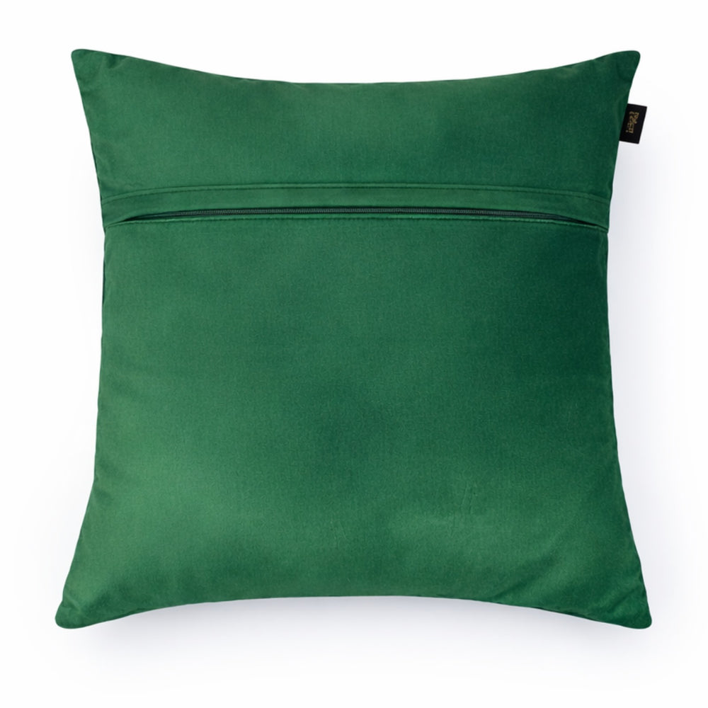Hand Embroidered “Vibe” Velvet Cushion Cover