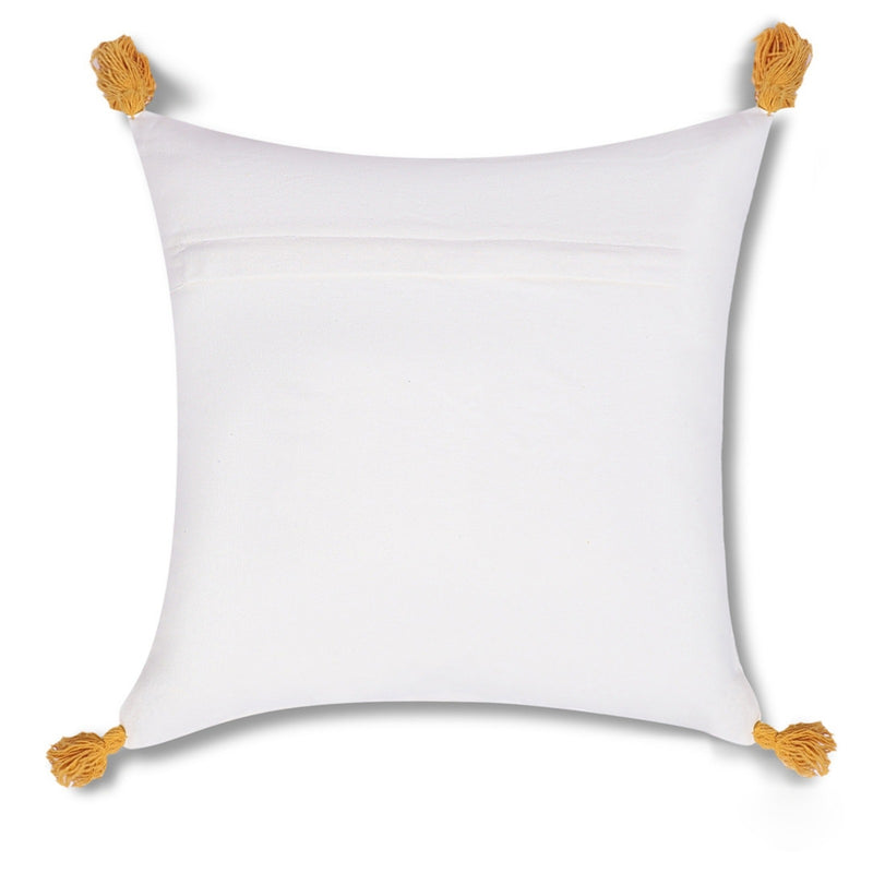 Hand Tufted Daisy Cotton Cushion Covers – Set of 2