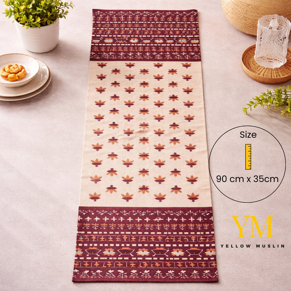 Rustic Heritage Cotton Table Runner