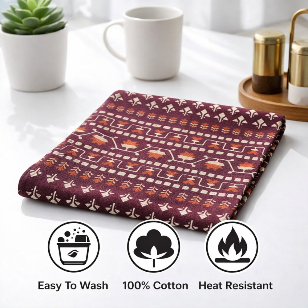 Rustic Heritage Cotton Table Runner