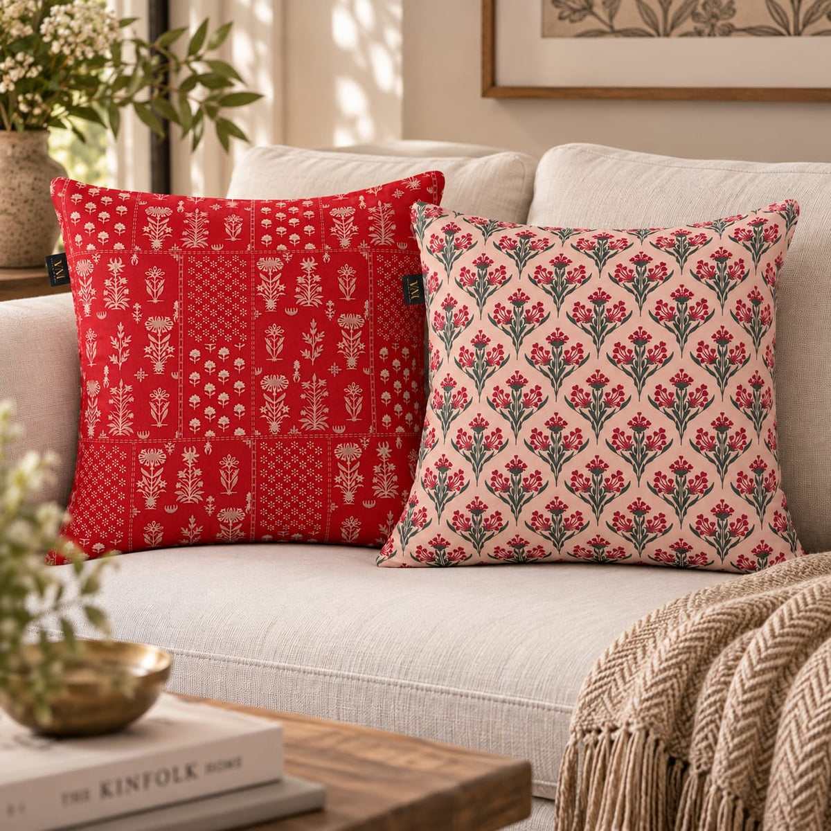 The Heritage Edit – Handcrafted owl Cushion Collection – Set of 5