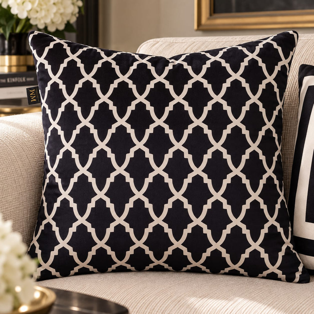 The Monochrome Edit – Designer Cushion Collection – Set of 5