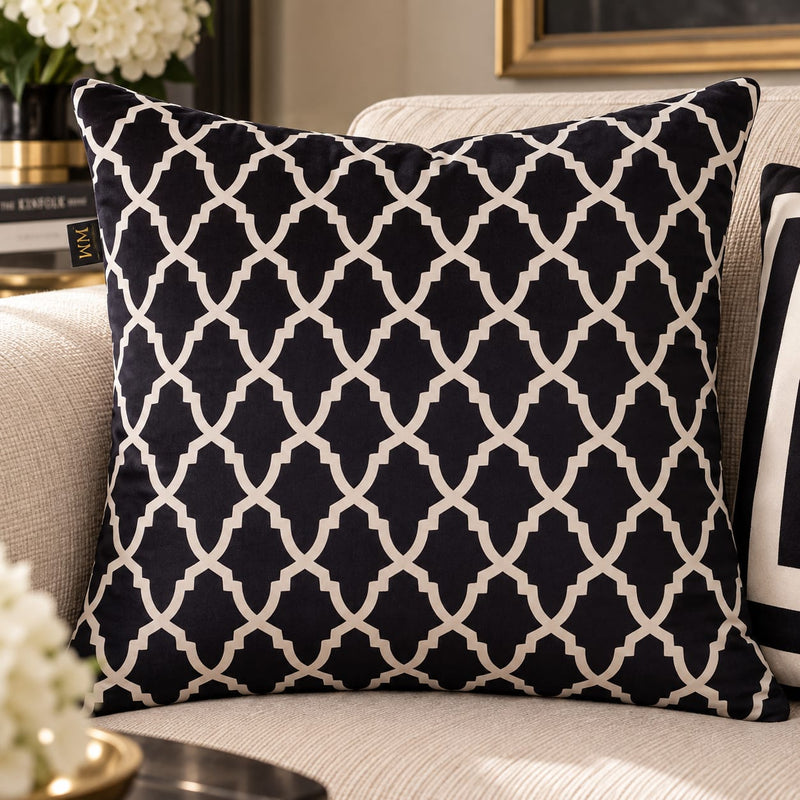 The Monochrome Edit – Designer Cushion Collection – Set of 5