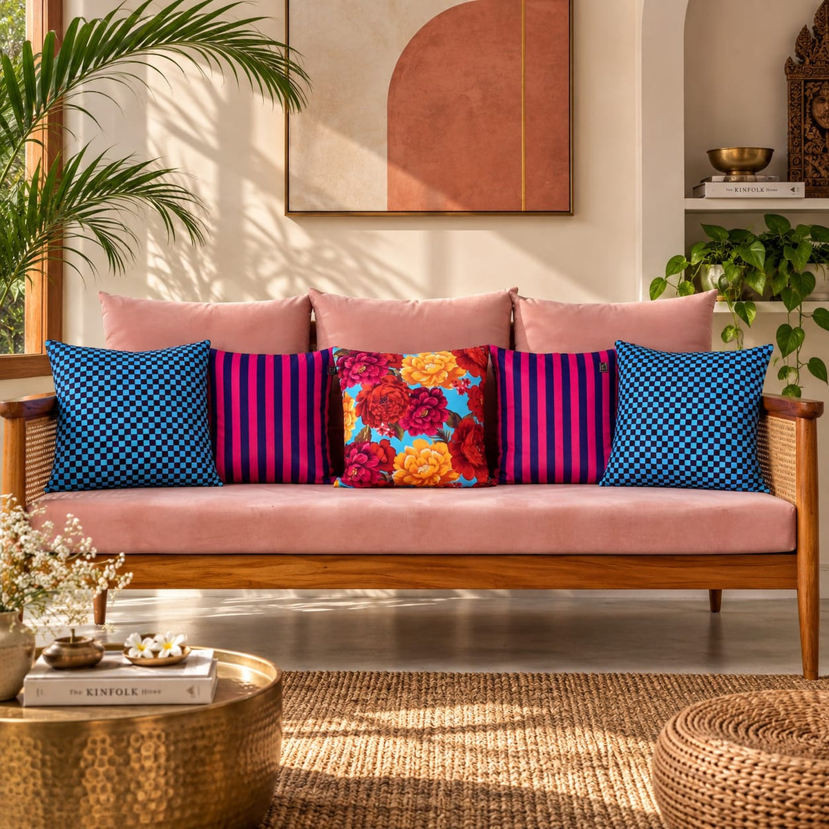 The Eclectic Edit – Designer Cushion Collection – Set of 5