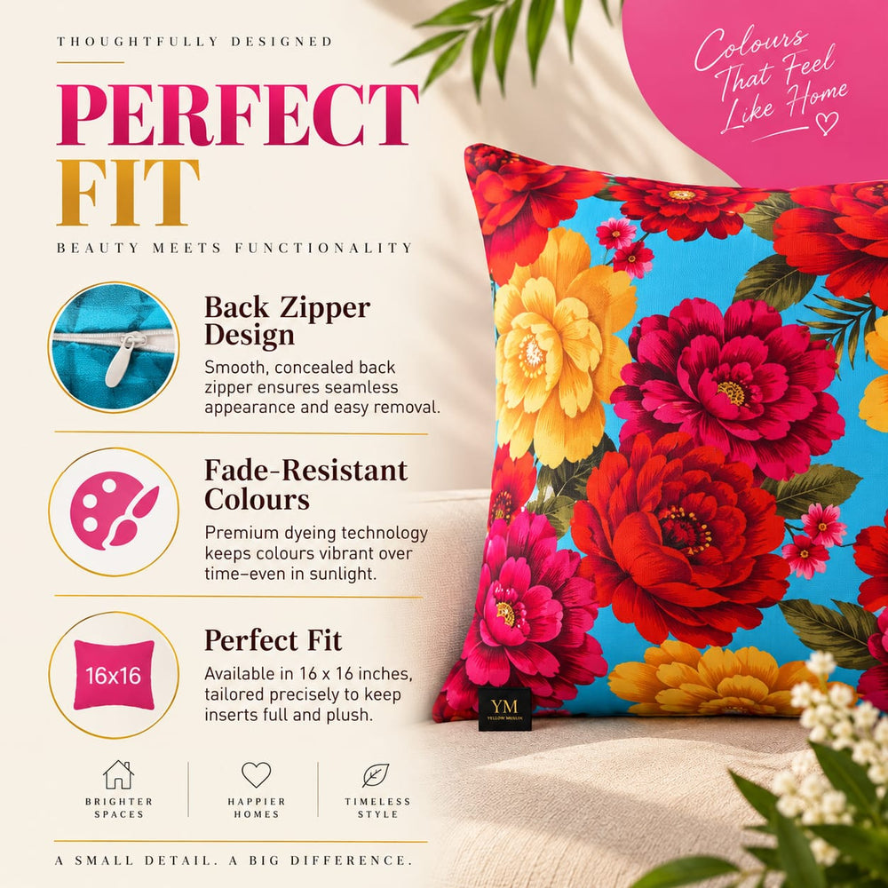 The Eclectic Edit – Designer Cushion Collection – Set of 5