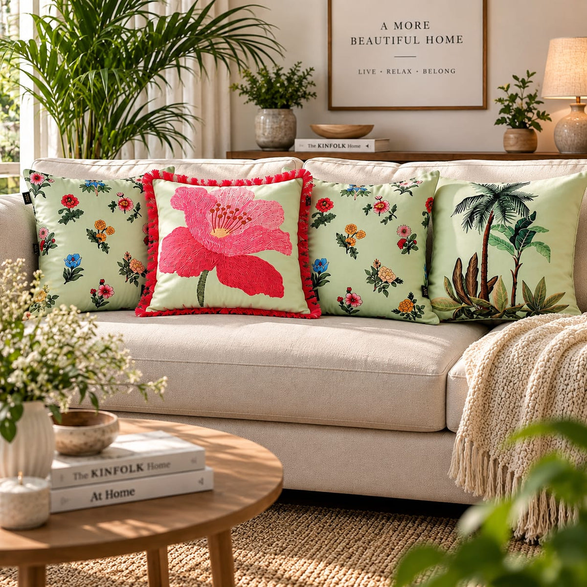 The Garden Bloom Edit – Cushion Collection – Set of 5