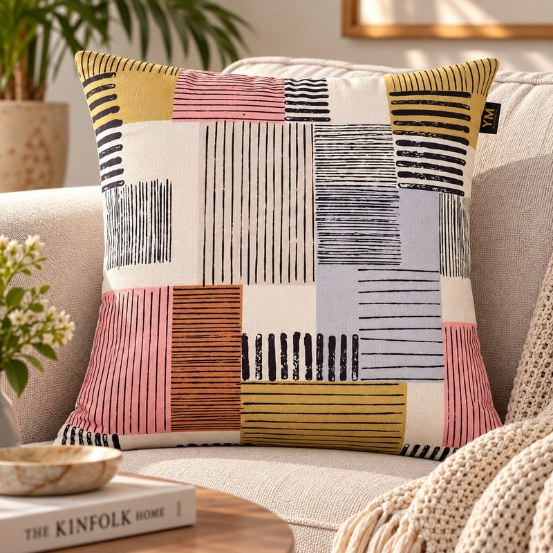 Whimsical Cat & Co. Cushion Covers – Set of 5