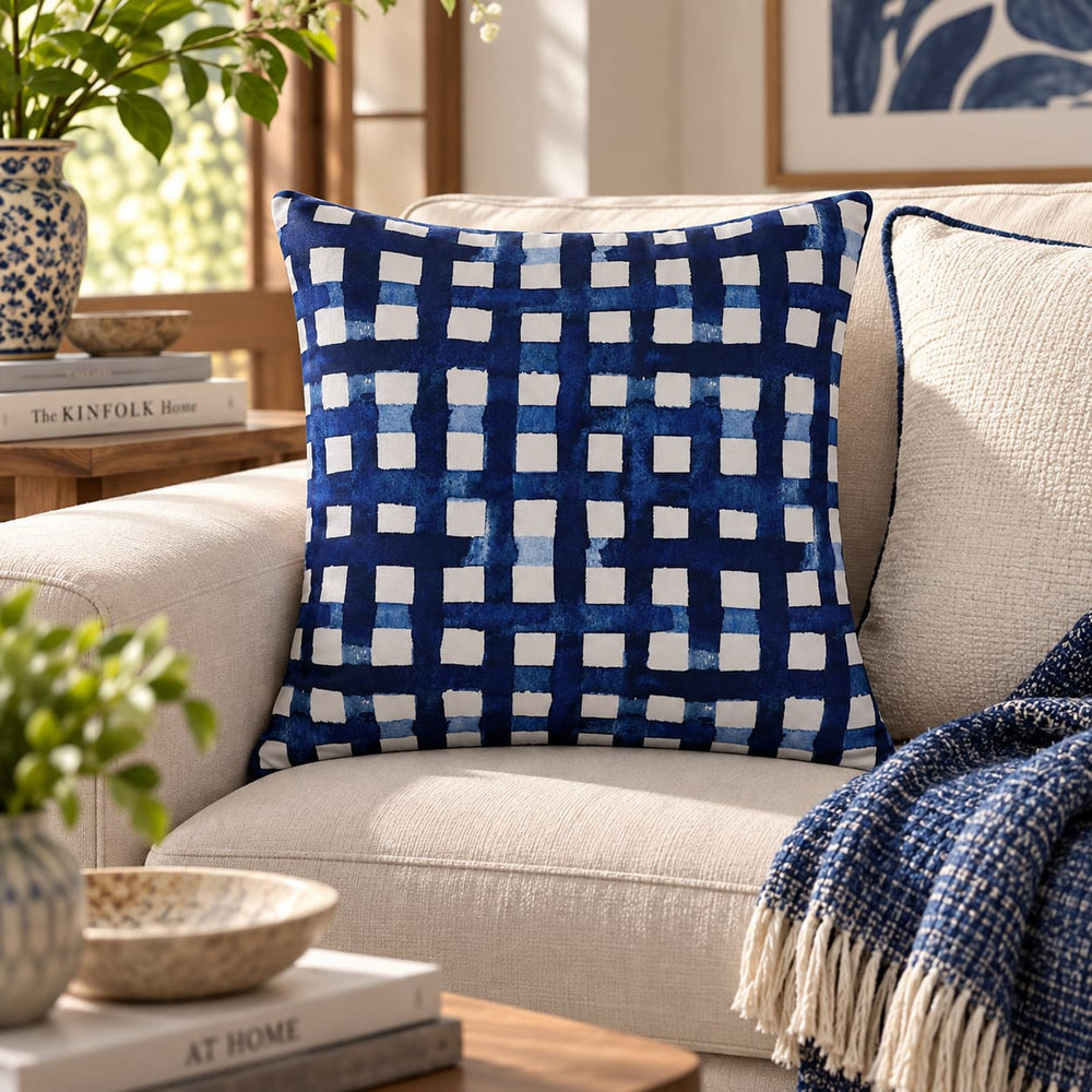 Indigo Home Collection – Handcrafted Cushion Covers – Set of 5