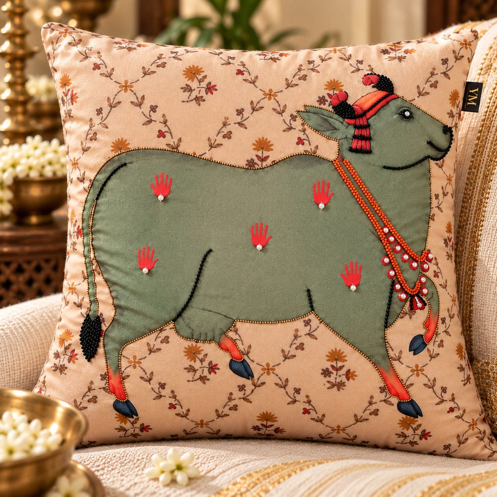 The Nandi Collection – Hand Embroidered Cushion Covers – Set of 5