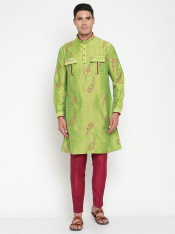 Bright Green Kurta Set