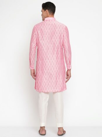 Cotton Silk Pink Kurta