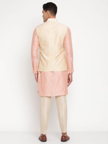 Silk Bandgala Nehru Jacket and Kurta