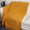 Yellow Muslin Throws