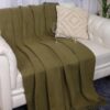 Green Yellow Muslin Throws