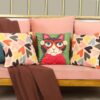 quirky kitty pillow covers
