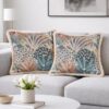 velvet decorative pillows set of 2